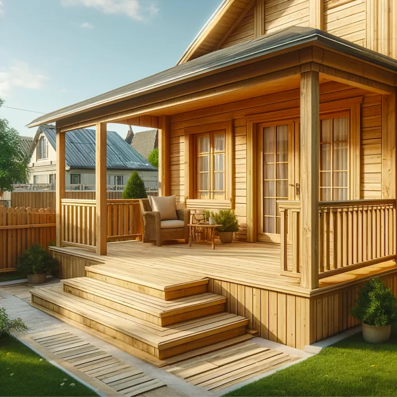 Pressure-Treated Wood Decks Charlotte MI